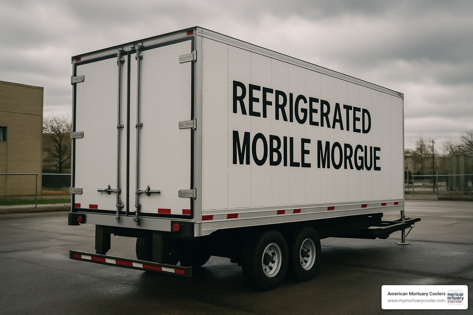 Keep Calm and Refrigerate: Mobile Morgue Trailer Options - American Mortuary Coolers & Equipments Keep Calm and Refrigerate: Mobile Morgue Trailer Options - American Mortuary Coolers & Equipments
